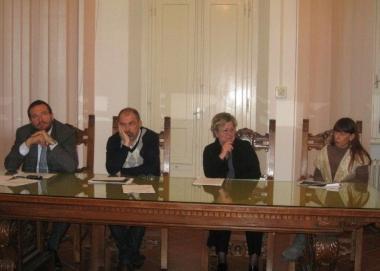 Da sinistra Lavazza, Sani, Pratesi e Ceccanti