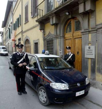 I carabinieri della stazione di Certaldo 