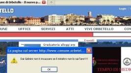 <b>SABOTATO.</b> Il sito del Comune