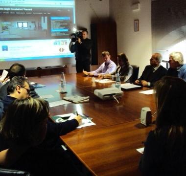 La presentazione del sito al Polo 