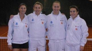 Le tenniste Dentoni, Kustova, Balsamo e Romoli