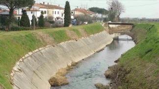 Un tratto del torrente Stella in territorio quarratino