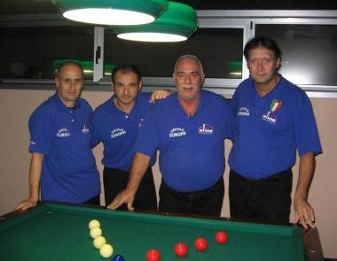 La squadra del Circolo Europa 1 in vetta alla Fibis regionale   