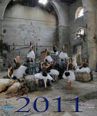 Uno degli scatti del calendario 