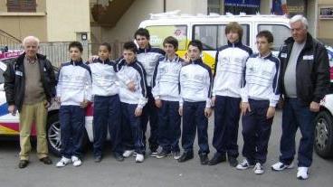 I ragazzi che hanno difeso i colori del gruppo sportivo Stilmobil-Abitare nella categoria Esordienti nel 2010