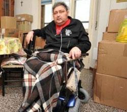 Natale con lo sfratto per un'invalida con figlia a carico