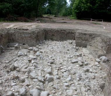 La strada etrusca scoperta nel 2004 al Frizzone 