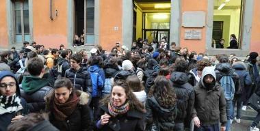 I ragazzi del Liceo classico pedagogico in assemblea permanente da gioved&igrave; 