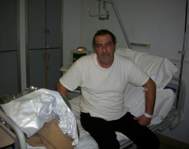 <strong>SALVO.</strong> Filippo Vita nel reparto dell’ospedale di Massa