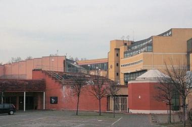 Lesterno del palazzo dei congressi 