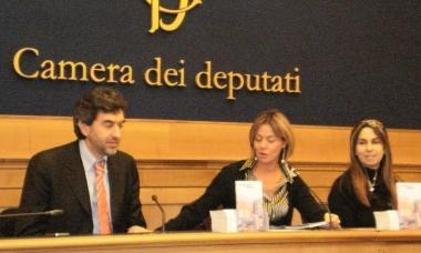 Un momento della presentazione di Regina alla Camera dei deputati 