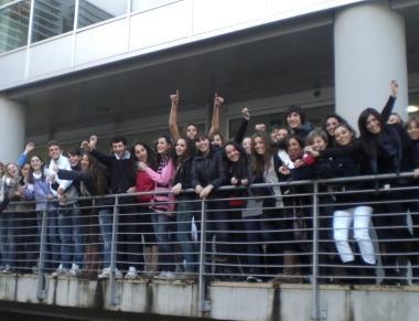 Gli studenti del liceo Marconi di San Miniato durante loccupazione della scuola 