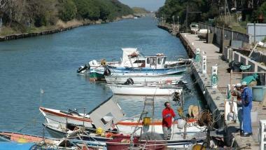 <b>SAN ROCCO.</b> Il canale ha circa 500 posti barca 