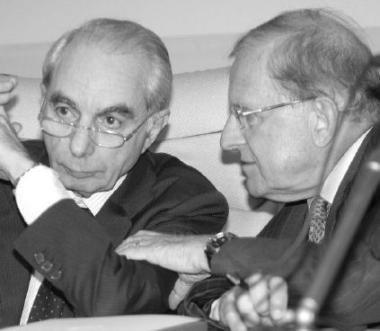 Giuliano Amato e Riccardo Varaldo 