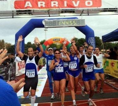 <b>ATLETICA. </b>Un arrivo dei portacolori della Galla Pontedera Pisa 
