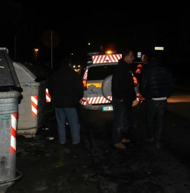 Via vecchia Pisana al buio la sera del tragico incidente dell11 novembre 