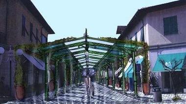 <strong>PROGETTO.</strong> Il rendering della galleria in via IV novembre