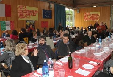 Pranzo antifascista per festeggiare l'Anpi