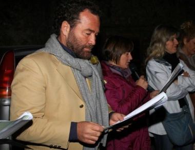 <strong>L’INCONTRO.</strong> Il sindaco di Capalbio Luigi Bellumori al Tafone