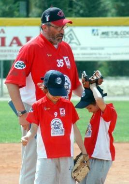 <b>BASEBALL.</b> Bambini in allenamento 