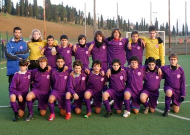 La formazione dei Giovanissimi B del Certaldo che nellultimo turno di campionato ha battuto il Vinci 