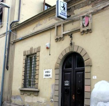 La sede della Polizia municipale di Certaldo 