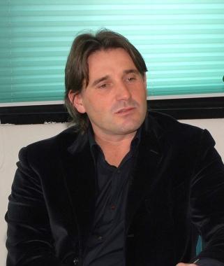 <b>PROTAGONISTI. </b>A sinistra Marco Simiani; a destra il sindaco Emilio Bonifazi        