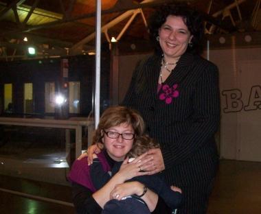 Ilaria Maggi (in piedi) e Sabrina Carone 
