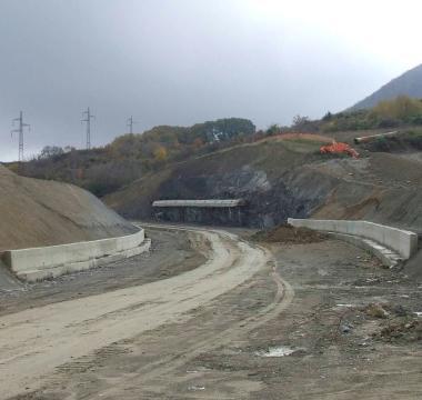 I lavori alla variante a Castelnuovo 