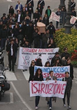 Un corteo studentesco   