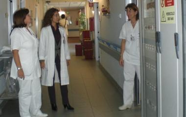 Il reparto di oncologia dellospedale Campo di Marte (Vip) 
