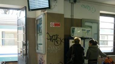 La sala d’attesa della stazione
