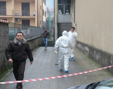 I rilievi nel punto dove &egrave; avvenuto il feroce delitto 
