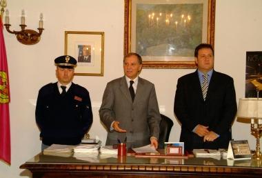La conferenza stampa in questura 