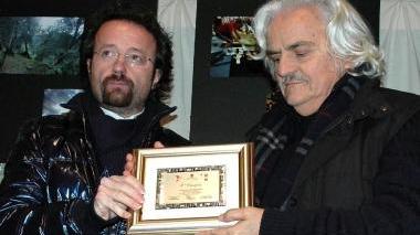 Un momento della premiazione