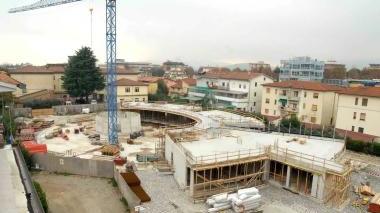 La nuova sede Aias in costruzione in via San Biagio