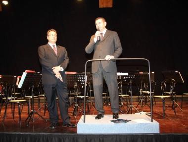 Dallalto: Simoni con Lunardini e Nicolai (a destra) con Lombardi 