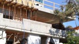 I carabinieri sul cantiere