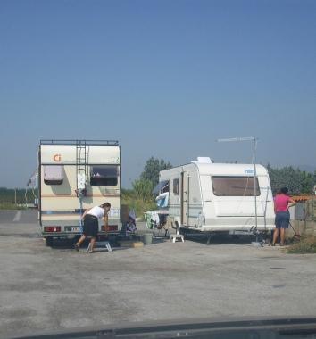 Le piazzole del campo sinti    