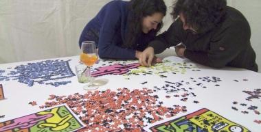 Omaggio a Haring con un puzzle di 32.256 pezzi