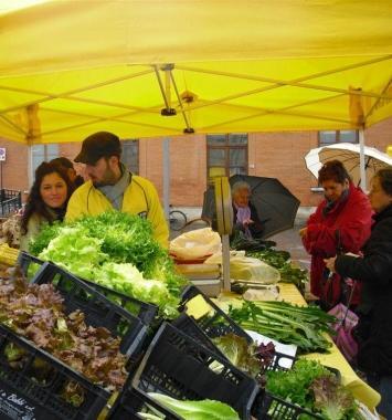 Prodotti agricoli in piazza