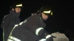Un camino a fuoco (archivio)