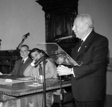 Un intervento di Ciampi alla Normale 