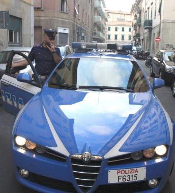 Una Volante della polizia 