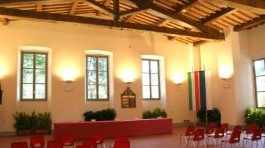 La Sala della Giostra nel palazzo di via Cancellieri