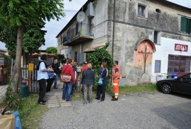 L’esecuzione di uno sfratto a Palazzi