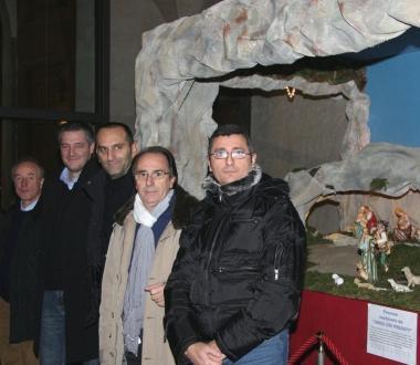 Maxi presepe nel palazzo vescovile