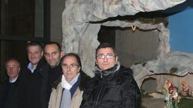 Maxi presepe nel palazzo vescovile