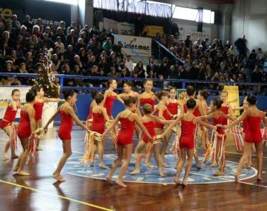 Un momento della manifestazione Fight for heart al palazzetto di Avenza 