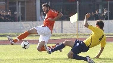 Un’azione di gioco del Calenzano